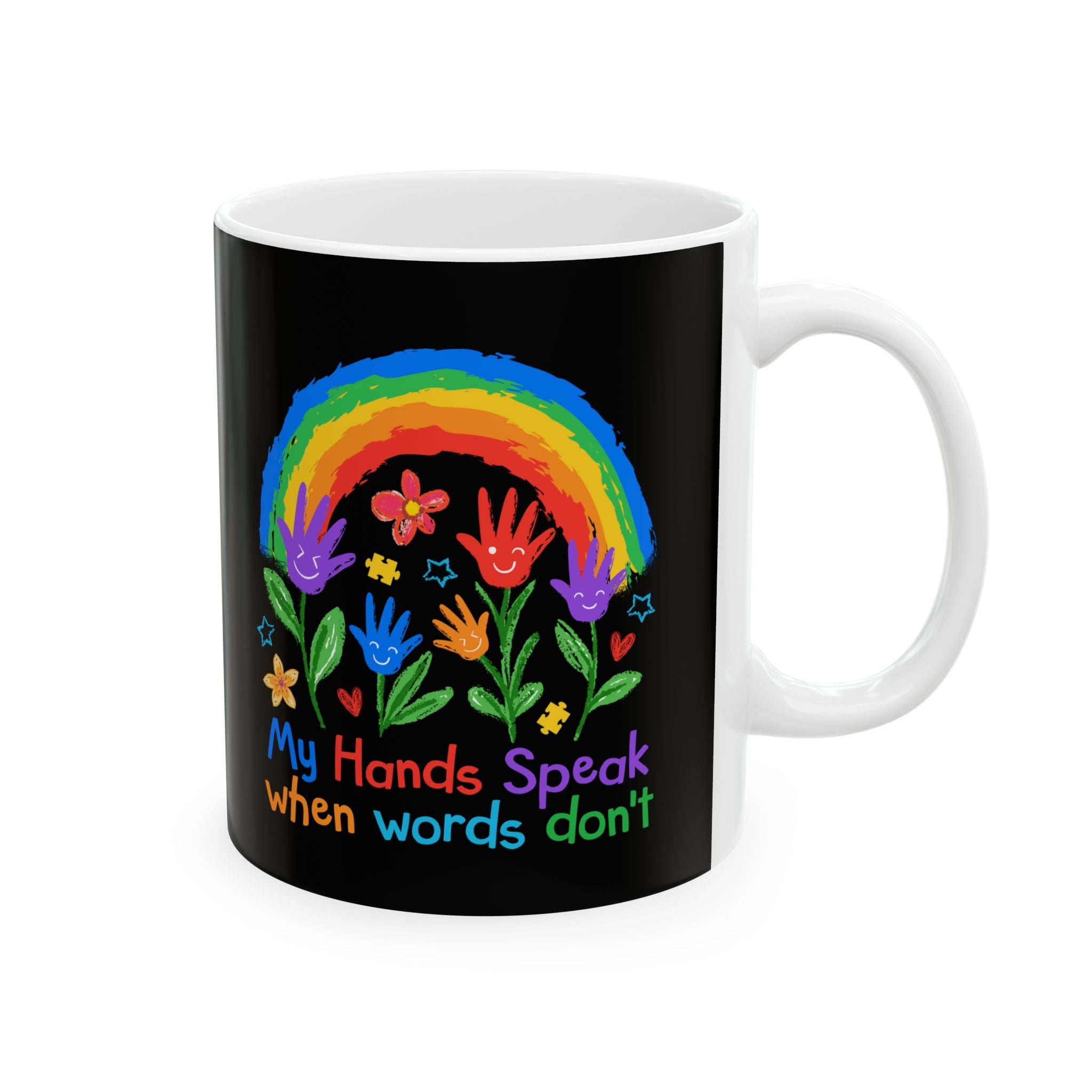 My Hands Speak, Ceramic Mug