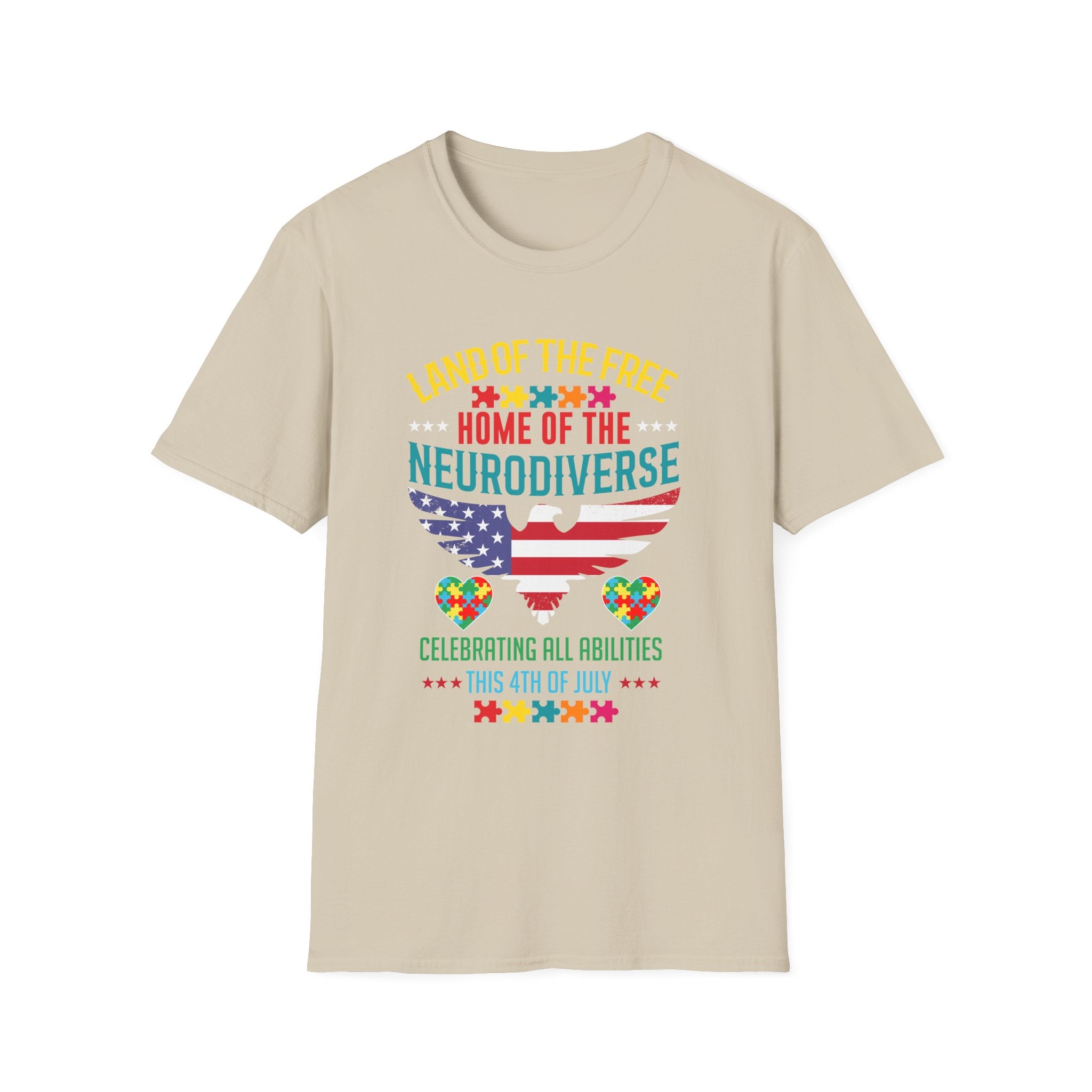 Home of Neurodiverse Autism Awareness , Adult T-Shirt