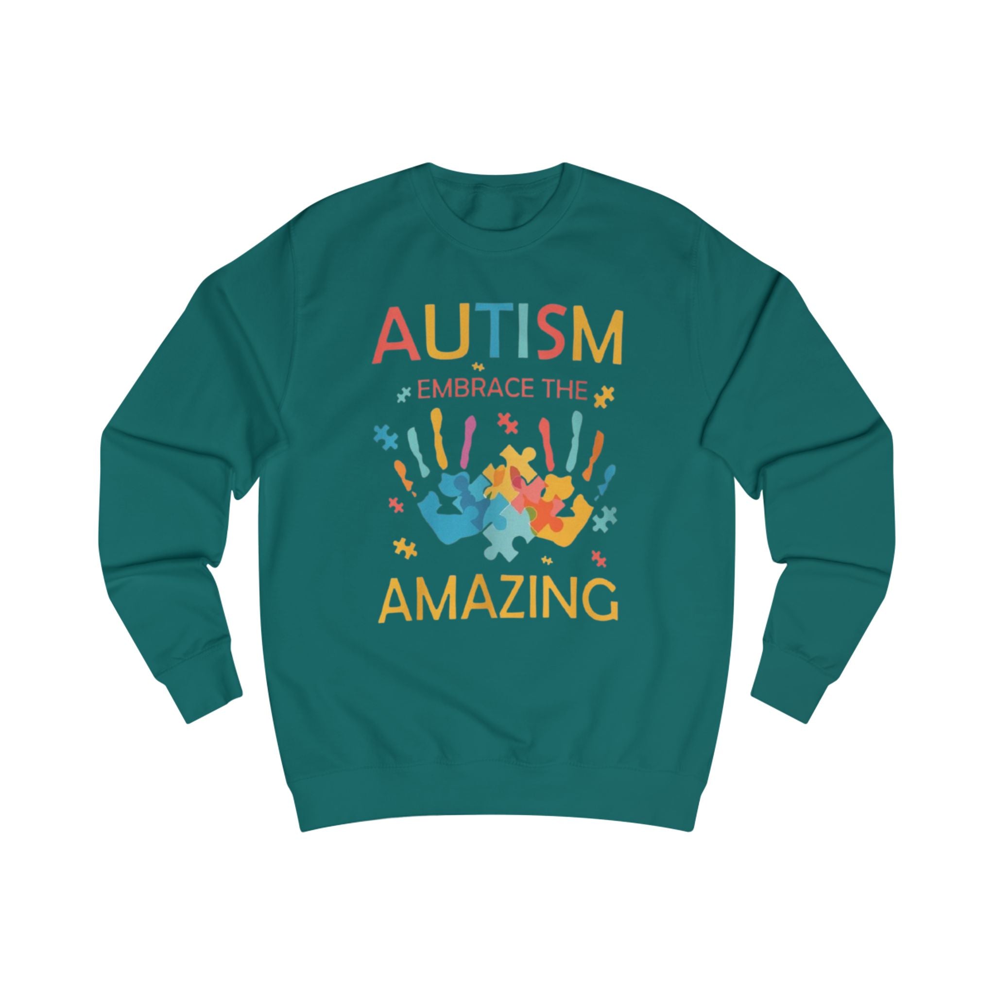 Autism: Embrace the Amazing, Unisex Adult Sweatshirt