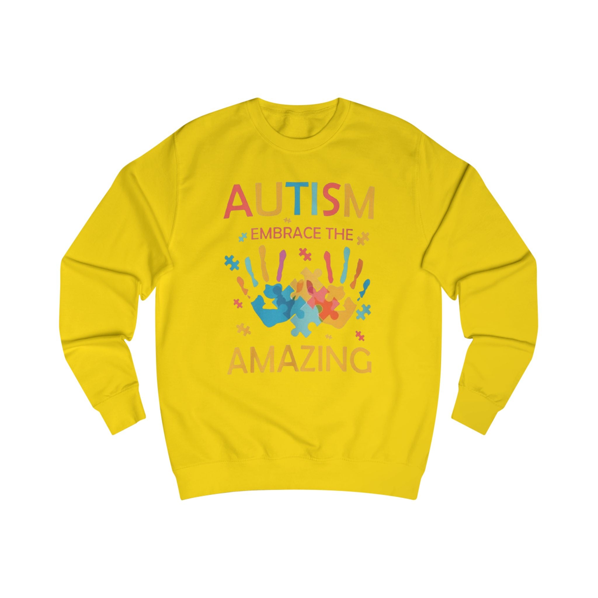 Autism: Embrace the Amazing, Unisex Adult Sweatshirt