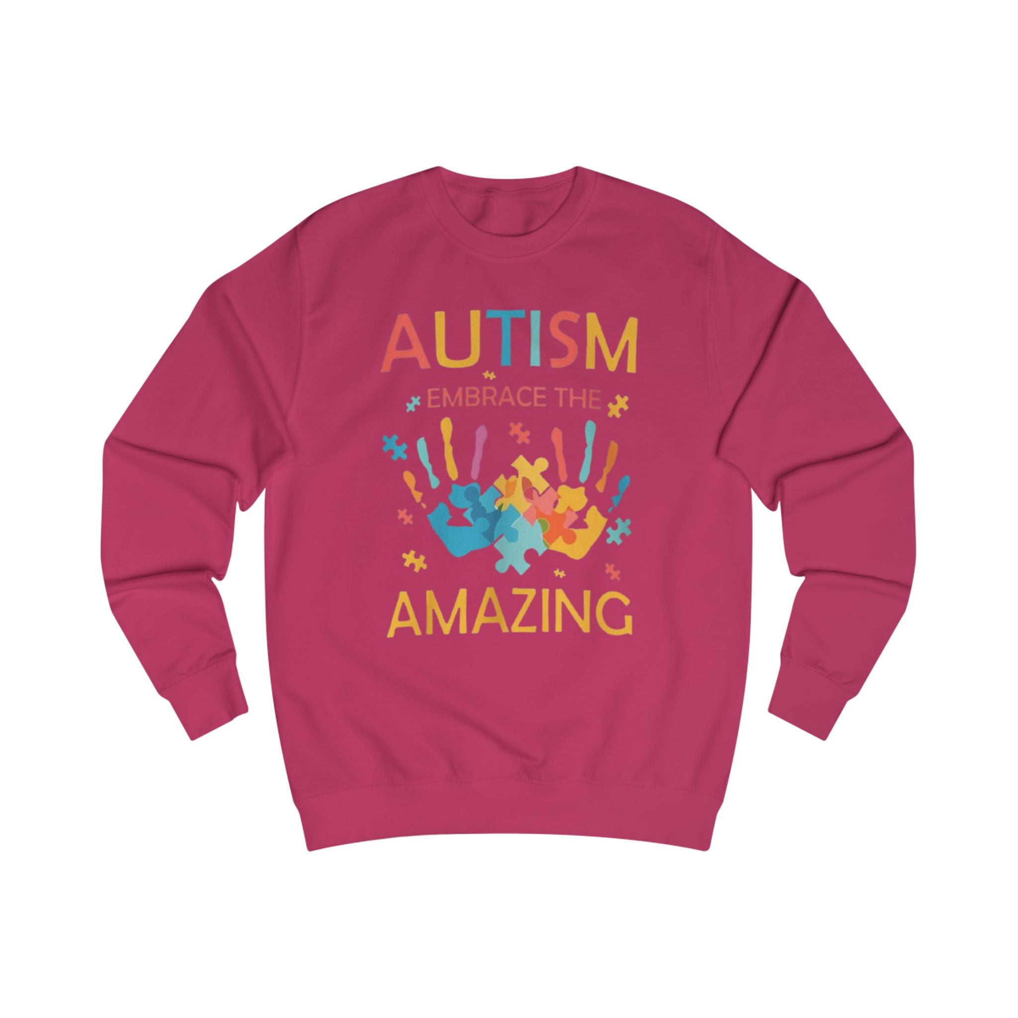 Autism: Embrace the Amazing, Unisex Adult Sweatshirt