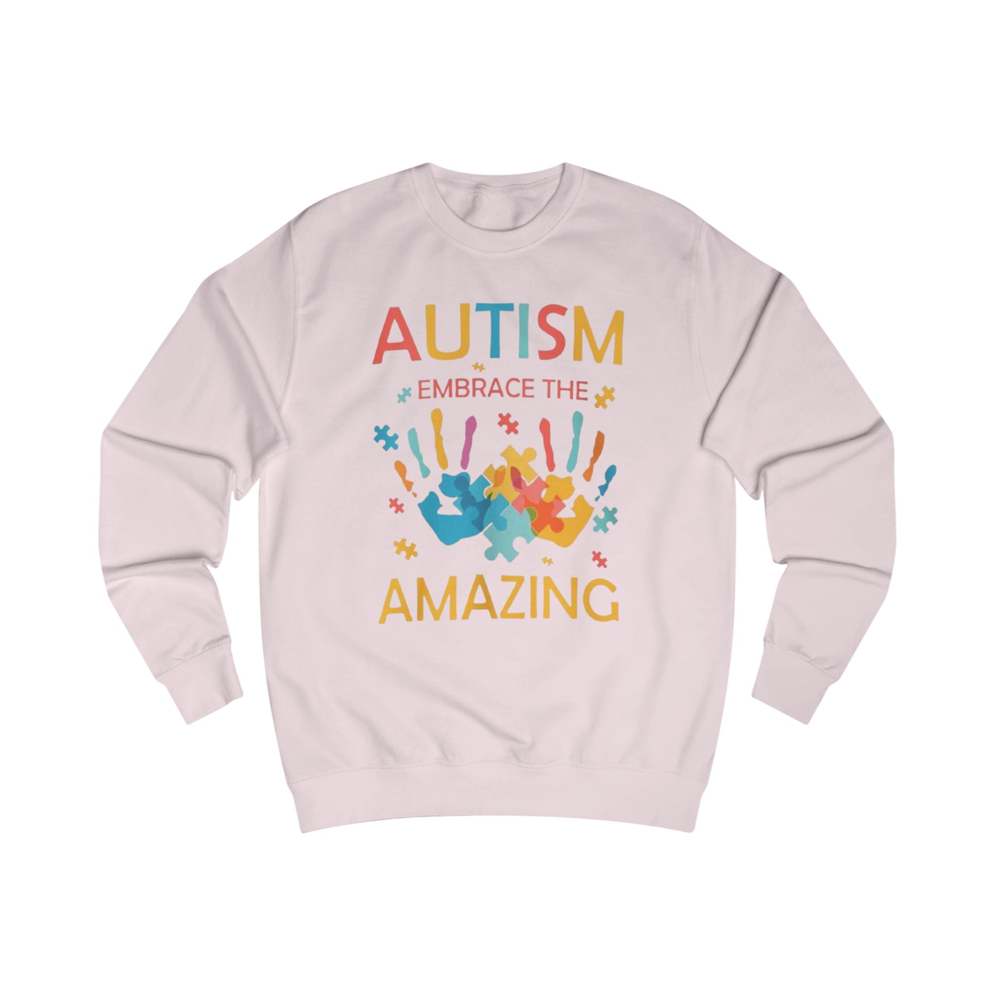 Autism: Embrace the Amazing, Unisex Adult Sweatshirt