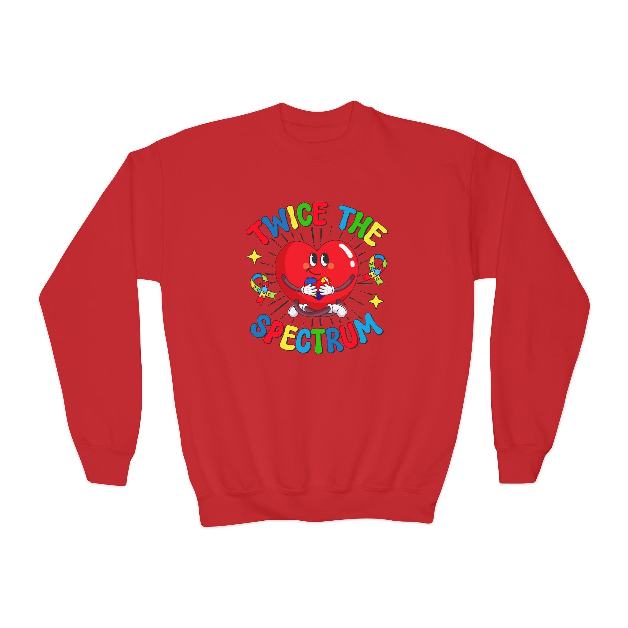 Twice The Spectrum, Youth Crewneck Sweatshirt