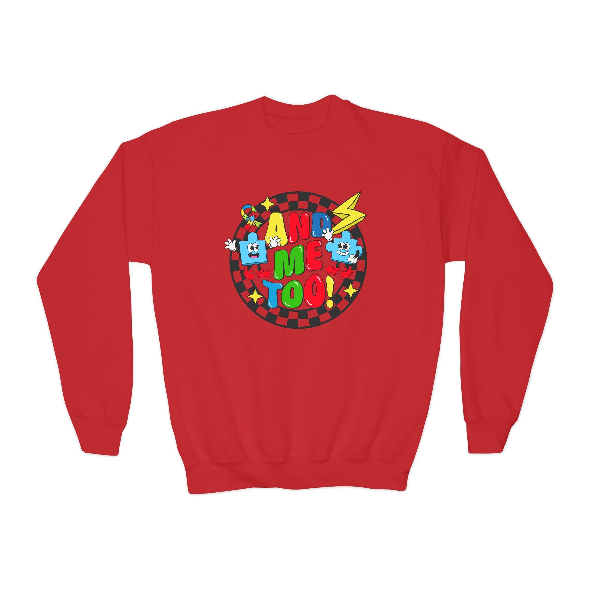 And Me Too, Youth Crewneck Sweatshirt