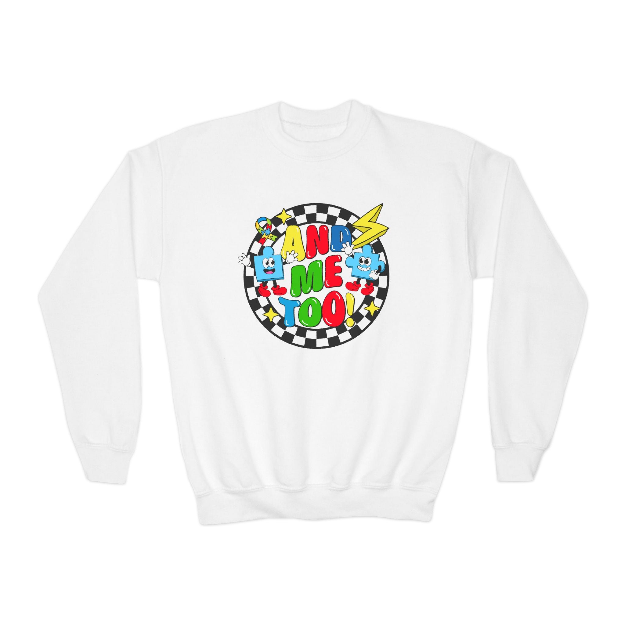 And Me Too, Youth Crewneck Sweatshirt