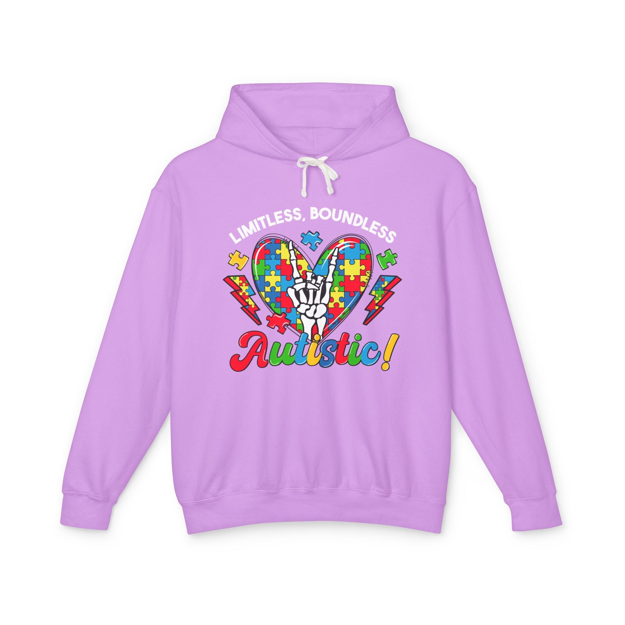 Limitless,Boundless Autistic, Autism Awareness Adult Hoodie