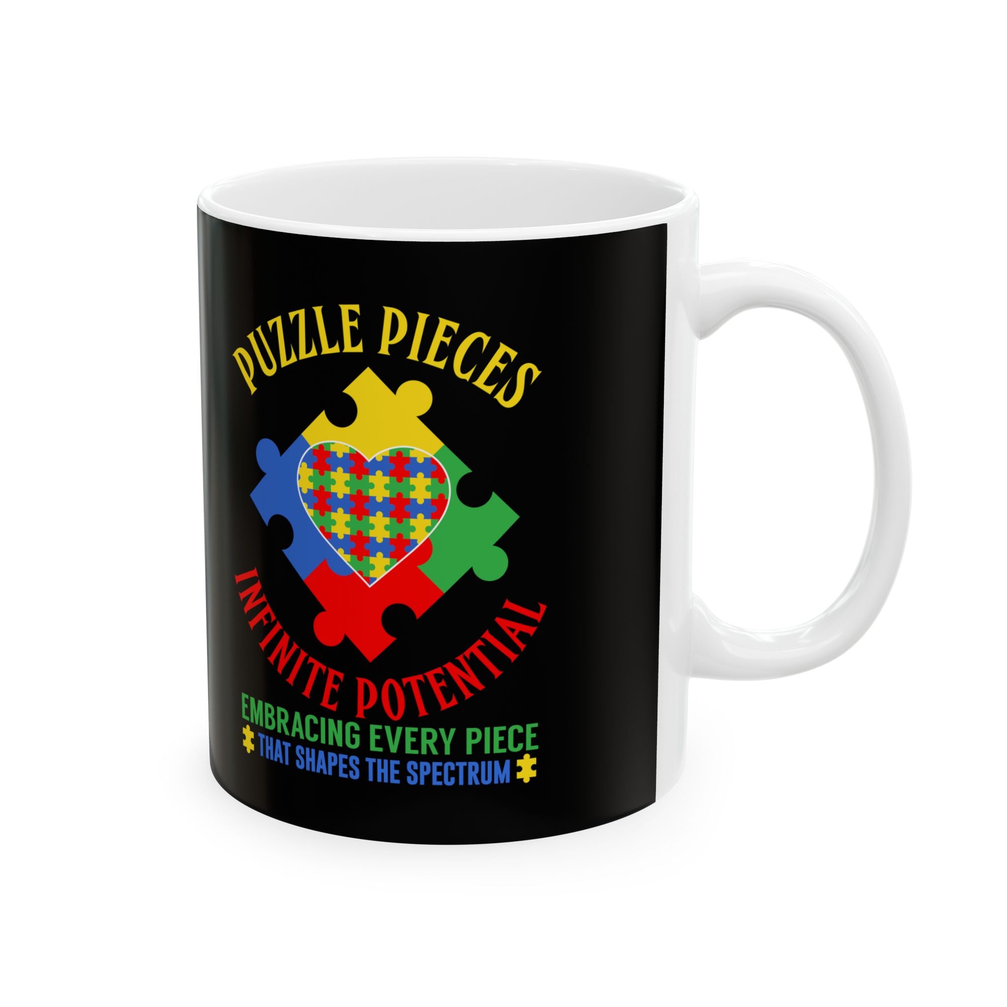 Puzzle Pieces Ceramic Mug