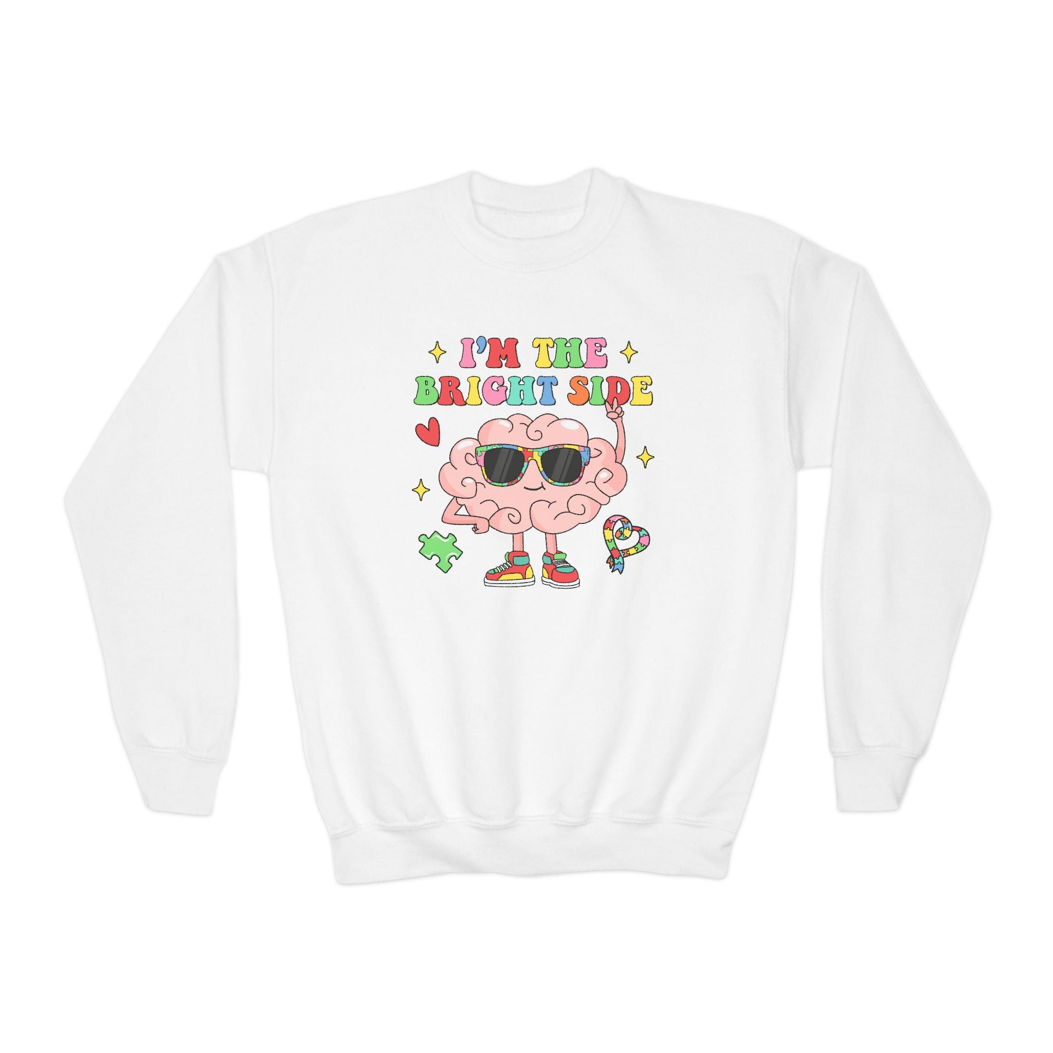 I Am The Bright Side, Youth Crewneck Sweatshirt