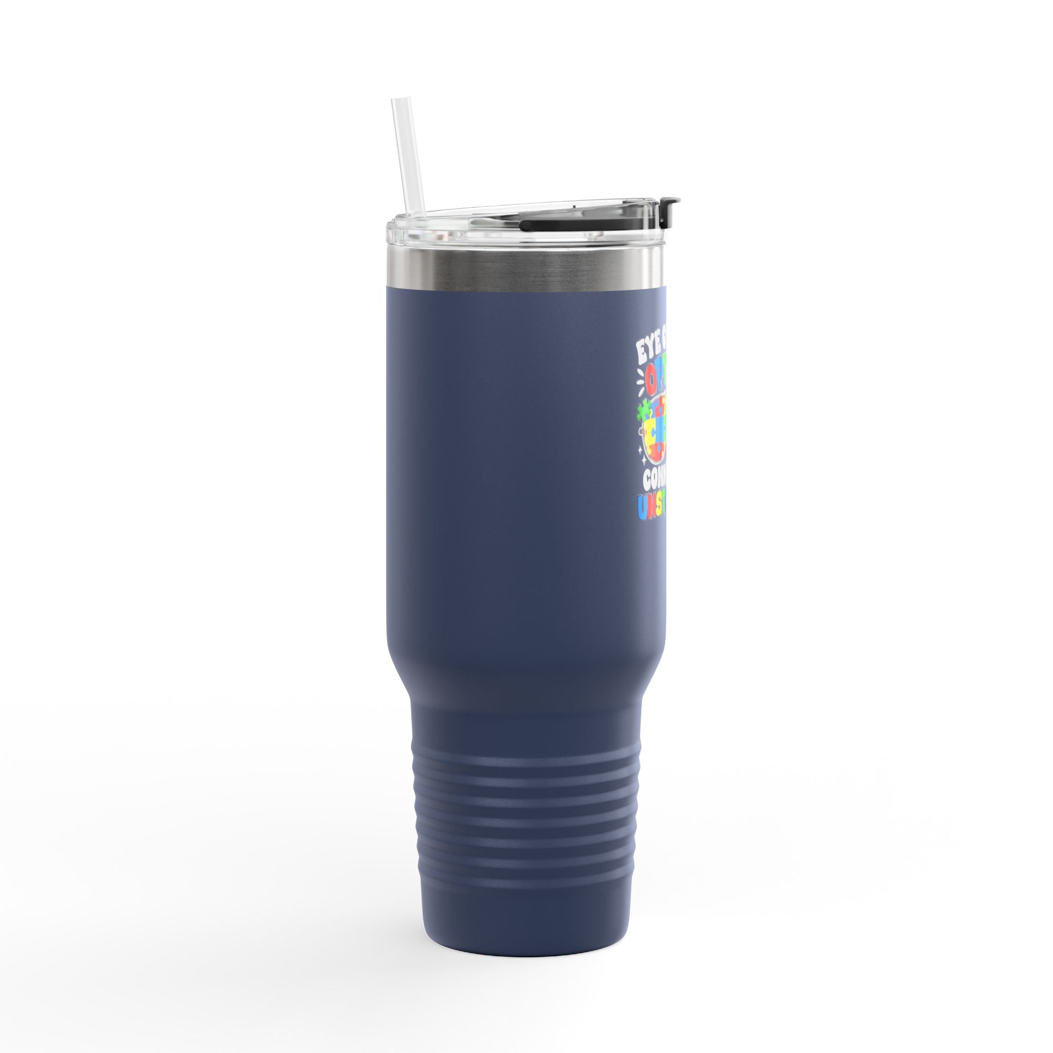 Eye Contact Insulated Travel Mug, 40oz