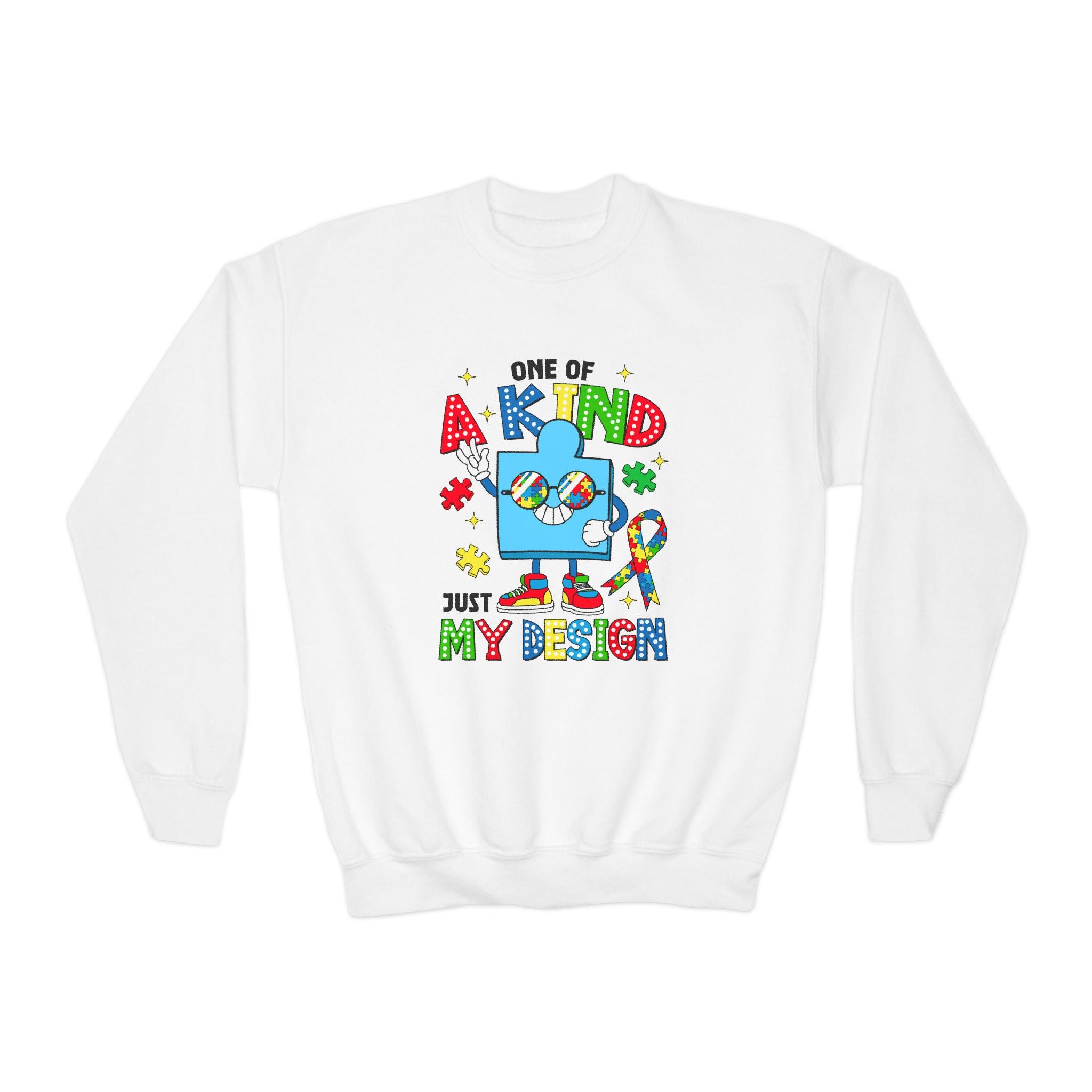 One of a Kind Just My Design, Unisex Children's Crewneck Sweatshirt