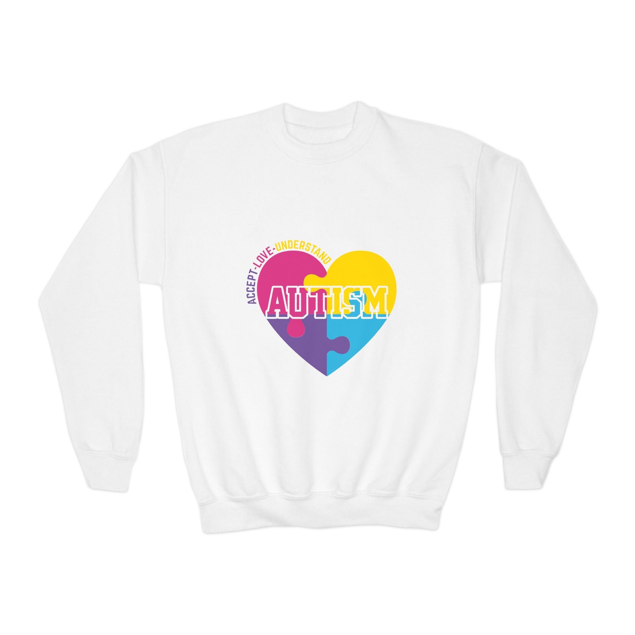 Autism Awareness Heart Sweatshirt