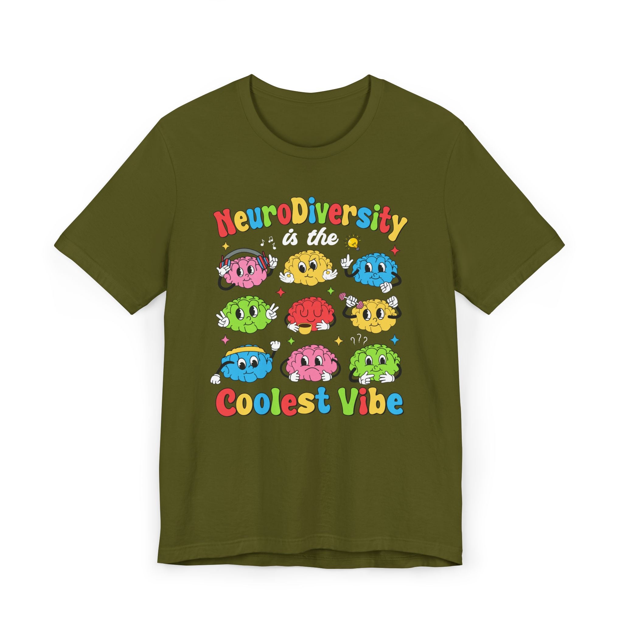 Autism-Neurodiversity Is the Coolest Vibe, Adult & Teen T-Shirt