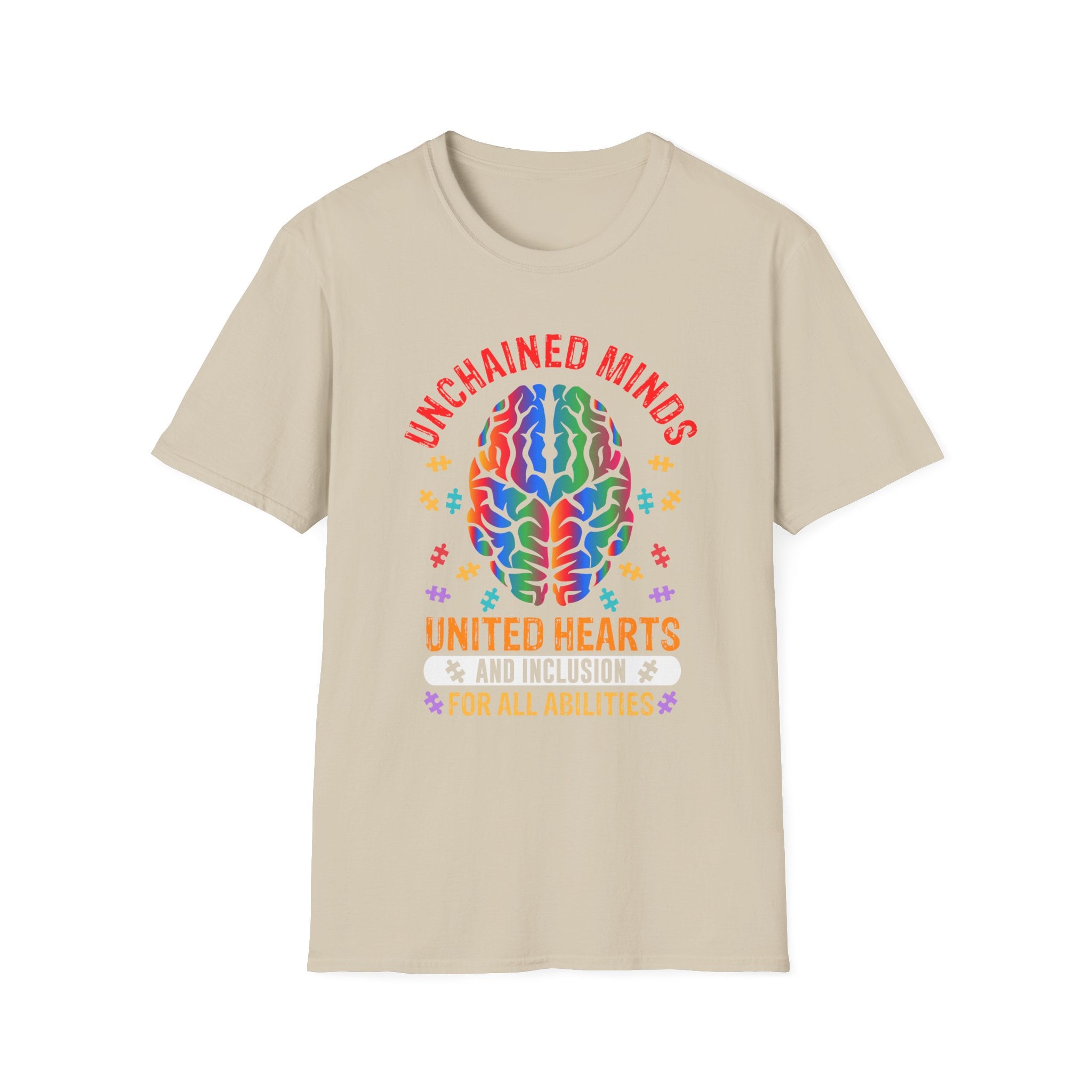 Unchained Mind Autism Awareness , Adult T-Shirt