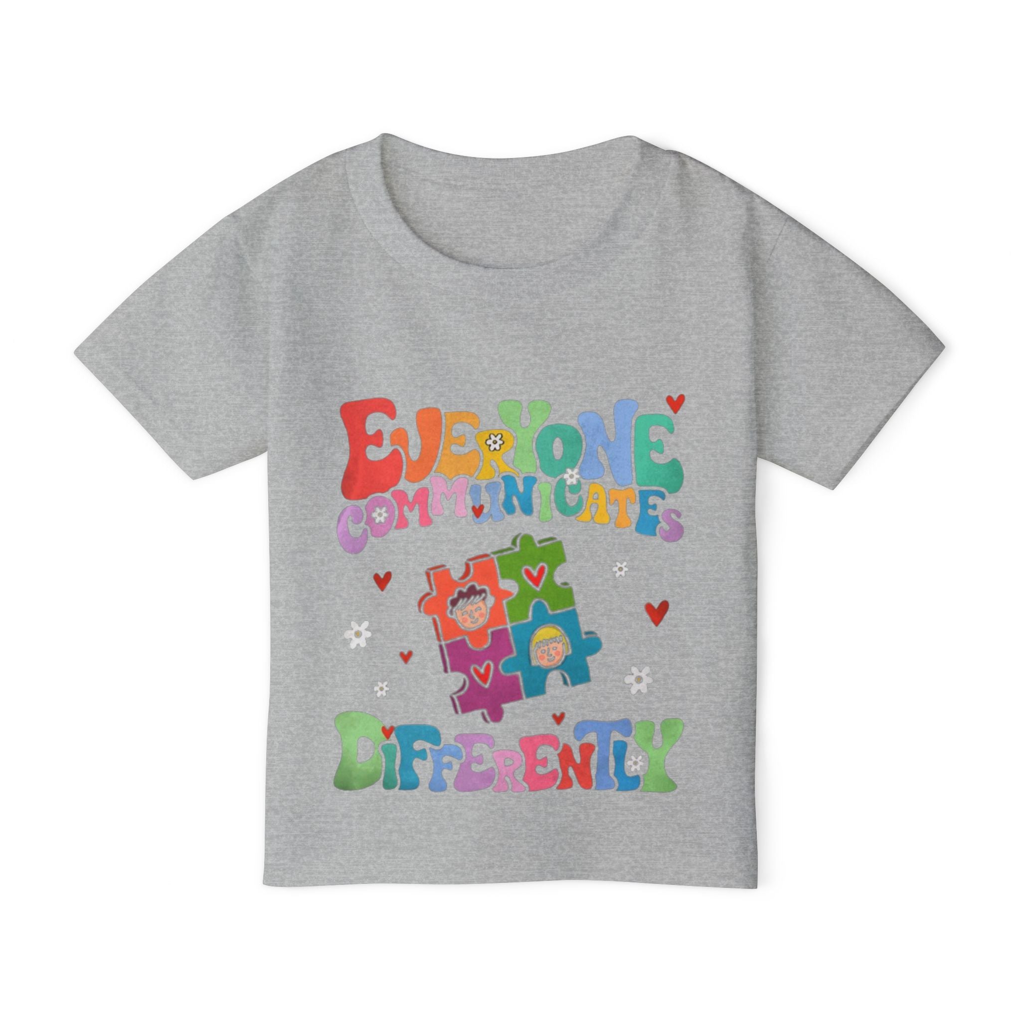 Everyone Communicates, Autism Awareness Toddler T-shirt