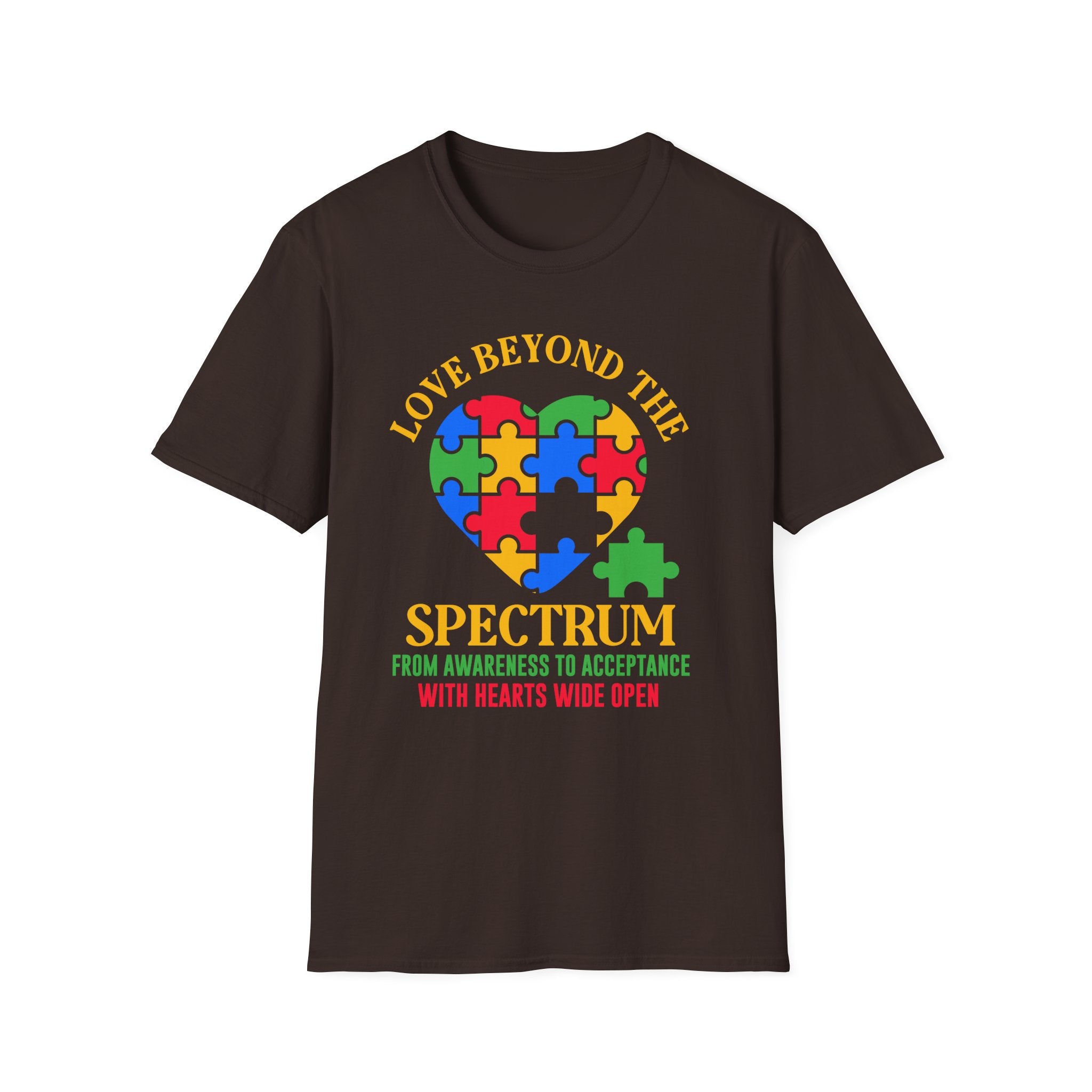 Love beyond the spectrum Autism Awareness , Adult T-Shirt