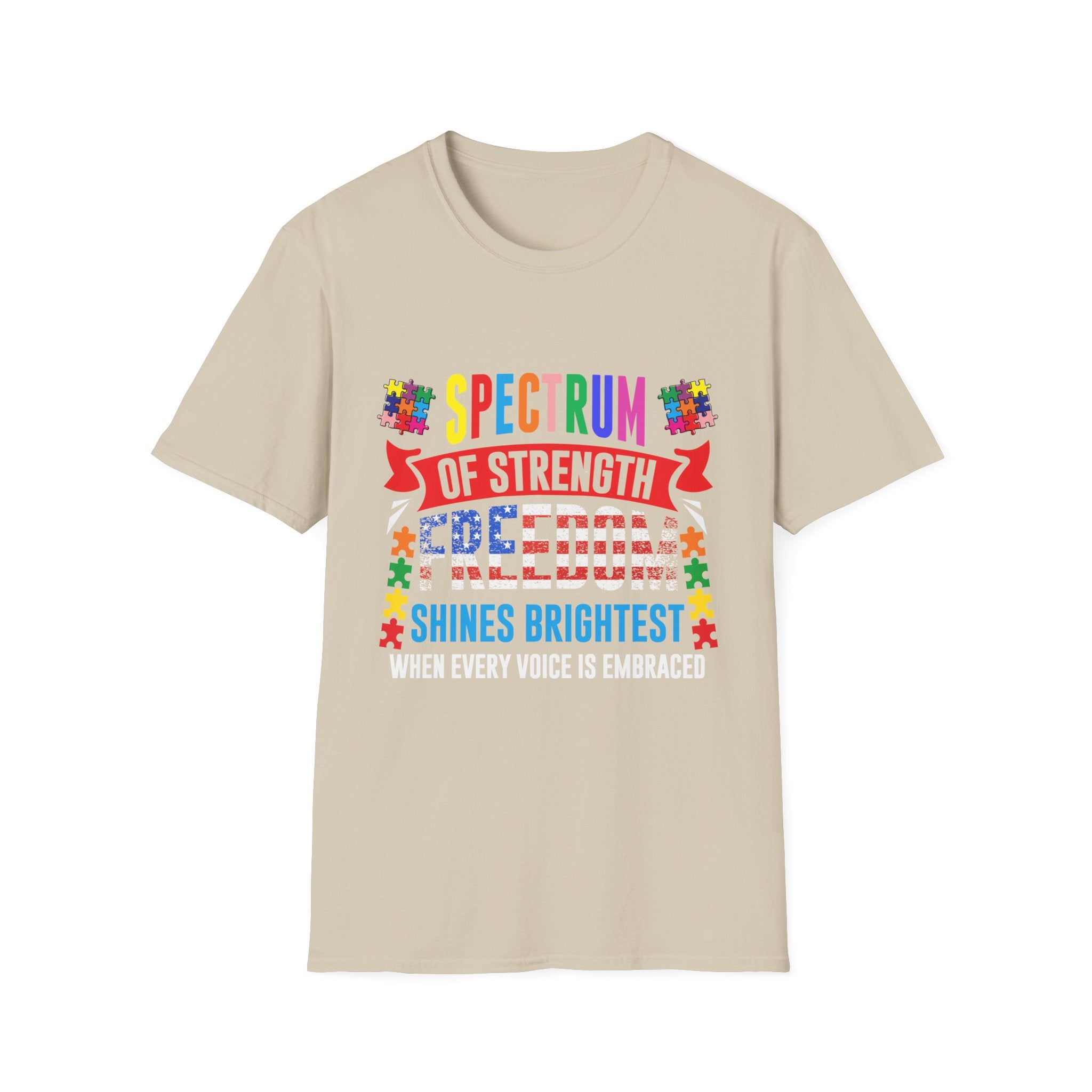 Spectrum of Strength Autism Awareness , Adult T-Shirt