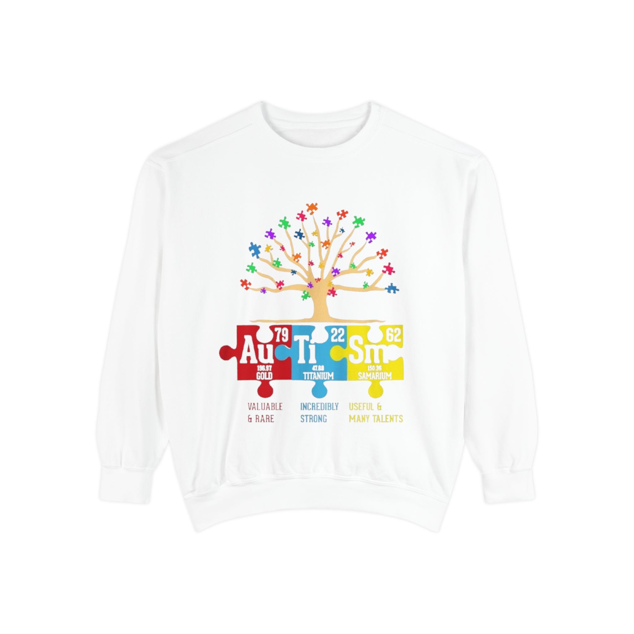 Autism Awareness Tree, Adult Unisex Sweatshirt