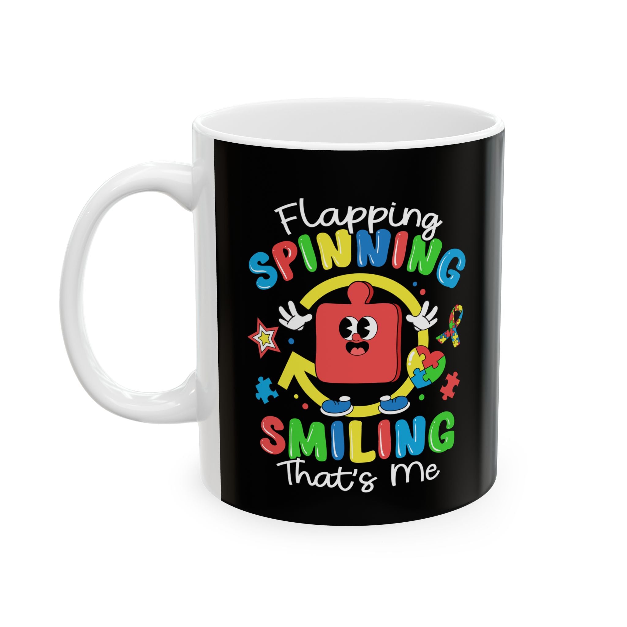 Flapping Spinning, Ceramic Mug