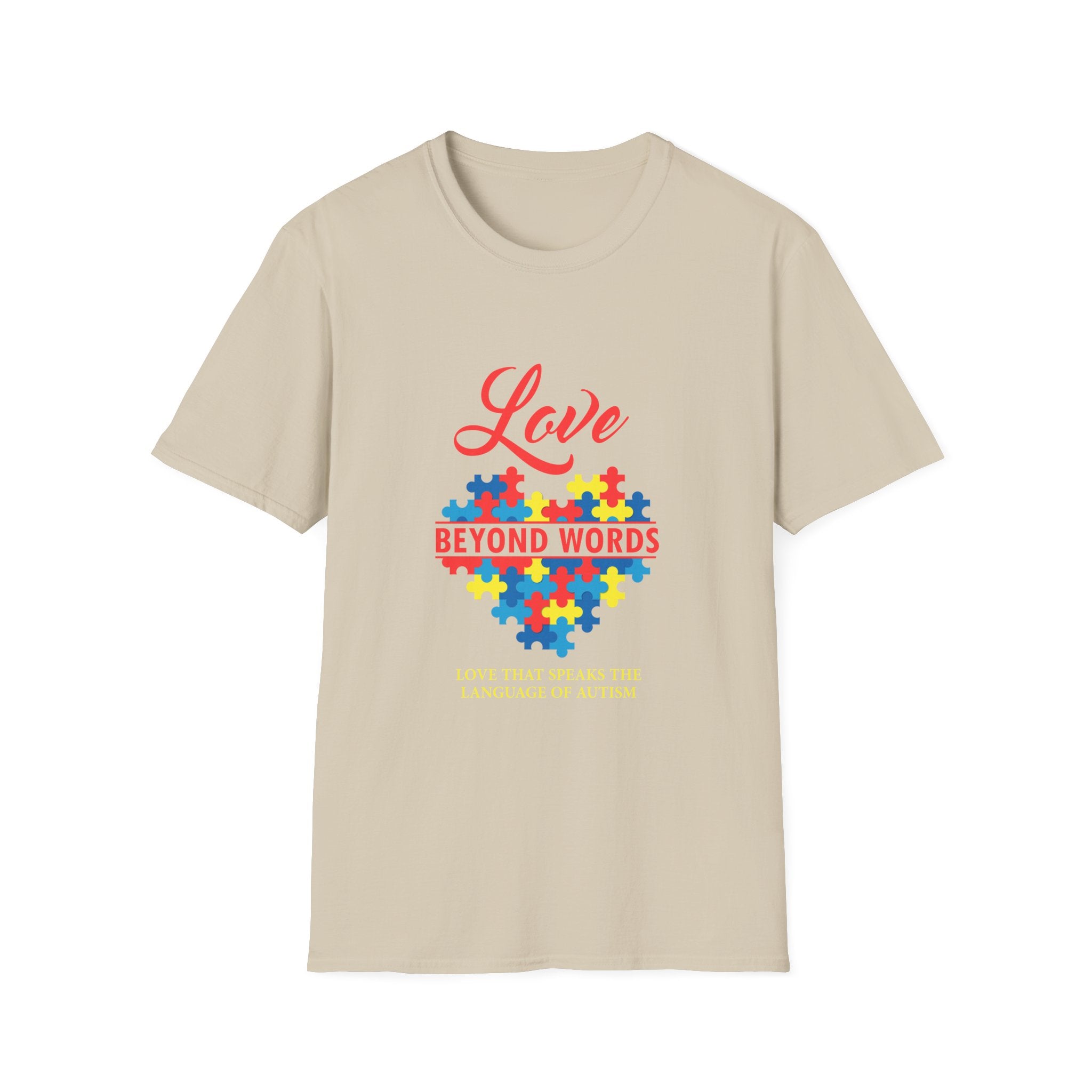 Love Beyond Words Autism Awareness , Adult T-Shirt