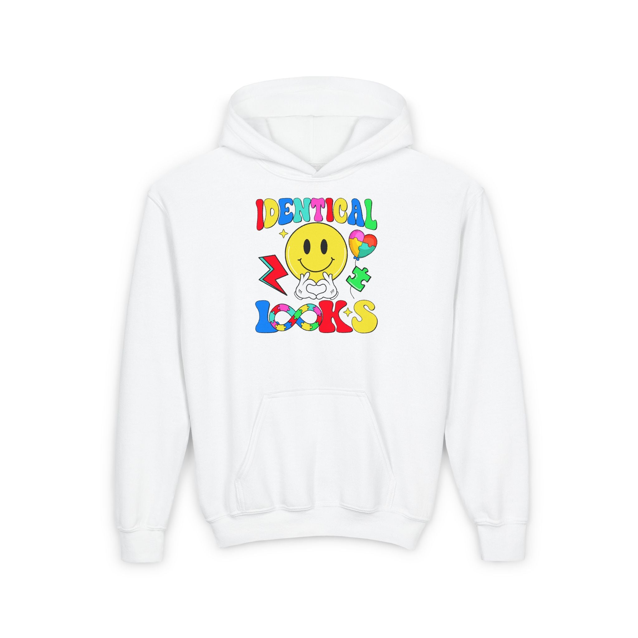 Identical in Looks, Autism Awareness Youth Hoodie