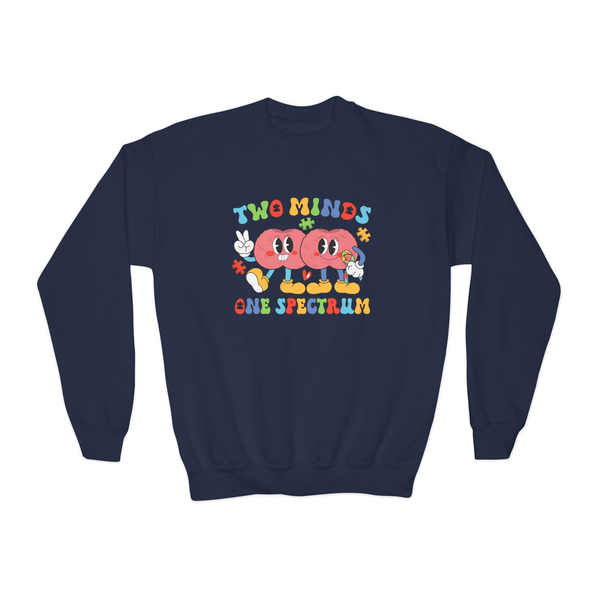 Two Minds One Spectrum, Youth Crewneck Sweatshirt