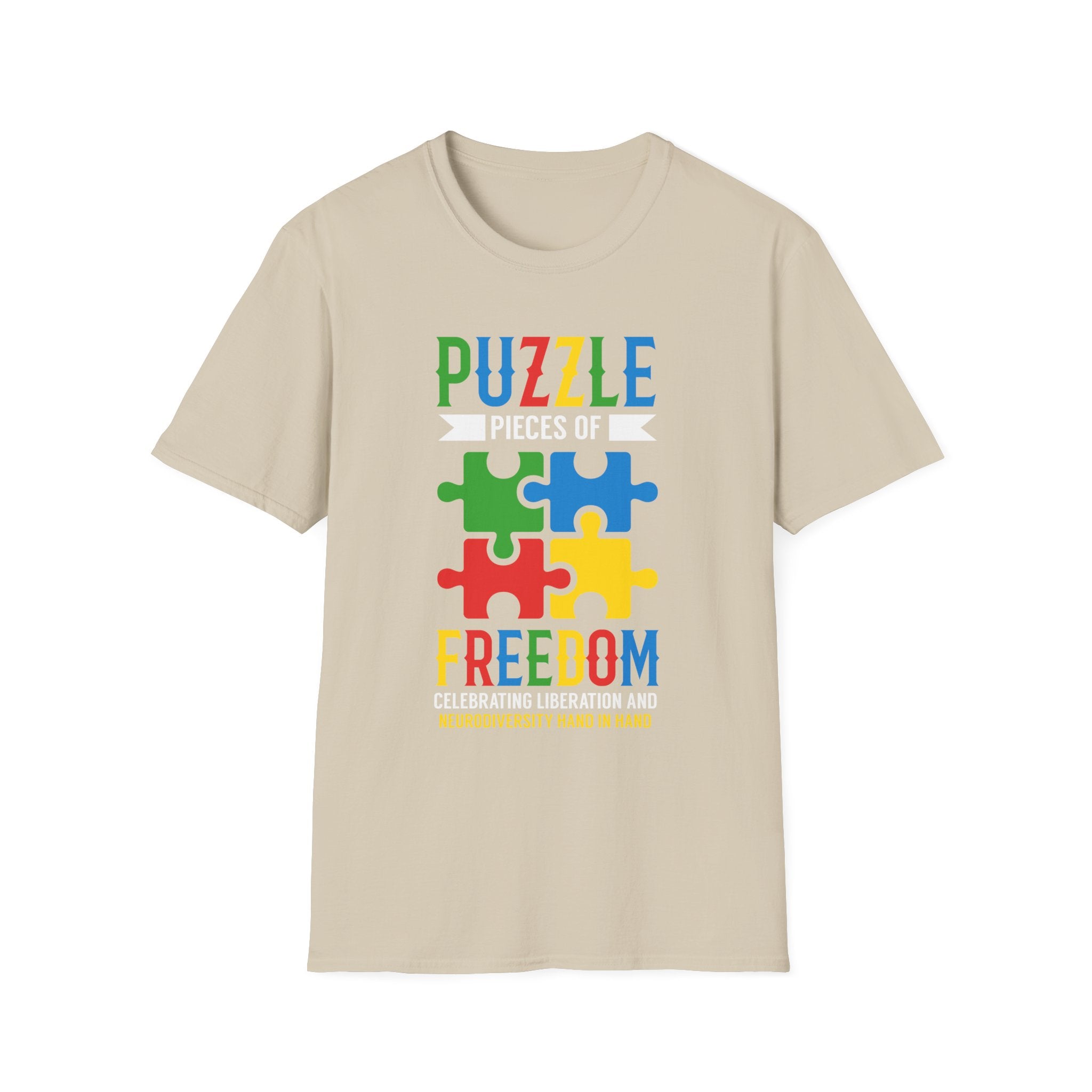 Puzzle pieces Autism Awareness , Adult T-Shirt